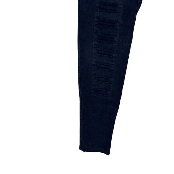 Umgee Women's Jeans Distressed Stretch Skinny Pull On Mid-Rise Jeggings Large - Picture 3 of 10